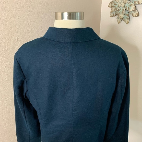 Orvis Linen Cotton Blazer Size 8 - Picture 4 of 8